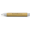 Kaweco SKETCH UP Clutch Pencil 5.6 mm 5B Satin Chrome with Lead Refill I Pencil 10.5 cm - Brass Corrector
