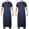 Waterproof Rubber Vinyl Apron W/ 2 Pockets - Lab Apron for DishWashing,Grooming Blue - Blue-no Pocket-2p