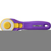 OLFA Splash Rotary Cutter Purple 45mm, Purple - Emperor Purple