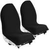 lebogner Waterproof Sweat Towel Car Seat Cover for Post Gym Workout, Running, Swimming, Beach and Hiking, Universal Fit Anti-Slip Bucket Seat Protector for Cars, SUVs and Trucks, Machine Washable - Black - 2 Pack