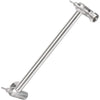 NearMoon Adjustable Shower Arm Universal Connection, Extension Arm, Adjust Angle to Upgrade Shower Experience, Easy to Install, Anti-leak (11 Inch, Chrome Finish) - Brushed Nickel