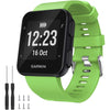 Watbro Band Compatible with Garmin Forerunner 35, Soft Silicone Watch Band Replacement Strap, for Garmin Forerunner 35 Smart Watch, Fit 5.11-9.05 Inch (130mm-230mm) Wrist - Grass