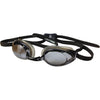 FINIS Lightning Goggles - Competitive Swim Goggles for Women & Men - Adjustable Straps - With 4 Interchangeable Nose Pieces - Black/Smoke