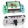 ECHZOVE Switch Controller Grip, Ergonomic Switch Controller with Six-Axis Gyroscope for Gravity Induction, Twin Motor Vibration, Power-Charging Input Port(NOT for Switch OLED) - Animalcrossing