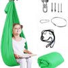 Aokitec Sensory Swing for Kids with Special Needs, Indoor Kids Swing Cuddle Hammock Chair Adjustable Aerial Swing for Children with Autism, ADHD, Asperger, Sensory Integration(Blue) - Gragre