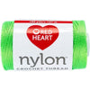 Red Heart Crochet Thread Yarn, 300 Yards, Victory Red, 1 Count (Pack of 1) - Neon Bright Green