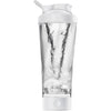 VOLTRX Premium Electric Protein Shaker Bottle, Made with Tritan - BPA Free - 24 oz Vortex Portable Mixer Cup/USB Rechargeable Shaker Cups for Protein Shakes - White