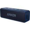 Anker Soundcore 2 Portable Bluetooth Speaker with Stereo Sound, Bluetooth 5, Bassup, IPX7 Waterproof, 24-Hour Playtime, Wireless Stereo Pairing, Speaker for Home, Outdoors, Travel - Navy Blue