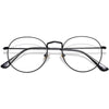 SOJOS Blue Light Blocking Computer Glasses Round Eyewear Anti Blue Light Lens Preppy Chic SJ5024B - C4 Matte Black Frame