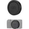 JJC Aluminum Lens Cap Cover Protector for Ricoh GR IIIx GR IIIx HDF GR3x HDF GR III GR III HDF GR3 HDF GR II GR2 with Soft EVA Interior -Black - Lens Cap for GR IV