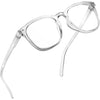 grinderPUNCH High Magnification Strong Power Readers Glasses | Available in +4.00 +4.50 +5.00 +6.00 | - Clear