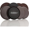 Super Sliders 4723795N Reusable Furniture Sliders for All Surfaces -Quickly and Easily Move Items Across Carpet or Hardwood, 3-1/2" Brown (8 Pack) - Brown