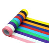 Colored Masking Tape, Colored Painters Tape for Arts & Crafts, Labeling or Coding - Art Supplies for Kids - 6 Different Color Rolls - Masking Tape 1 Inch x 13 Yards (2.4cm X 12m) - 10P