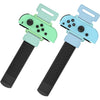 YUANHOT Wrist Bands for Nintendo Switch Just Dance 2025 2024 2023 & Zumba Burn It Up, Adjustable Elastic Straps for Switch & Switch OLED Joy Con Controller, 2 Pack Wristbands for Kid and Adult - Black - Green/Blue