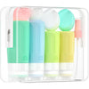 Morfone 16 Pack Travel Bottles Set for Toiletries, TSA Approved Travel Containers Leak Proof Silicone Squeezable Travel Accessories 2oz 3oz for Shampoo Conditioner Lotion Body Wash (BPA Free) - Green