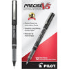 Pilot Precise V5 Rollerball Pens, Extra Fine Point 0.5 mm Blue Pens, Blue, Pack of 12 - Ideal for School, Journaling & Office Writing - Black