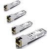 H!Fiber 1.25G SFP to RJ45 Module, 1000Base-T Copper SFP Ethernet Transceiver for Cisco GLC-T/SFP-GE-T, Meraki MA-SFP-1GB-TX, Mikrotik, Ubiquiti UniFi UF-RJ45-1G, Intel, TP-Link and More, 100m, 2 Pack - 4 Packs