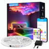 DAYBETTER Led Strip Lights 100 ft Smart with App Remote Control, 5050 RGB for Bedroom, Living Room, Home Decoration, Music Sync Color Changing for Room Party(2 Rolls of 50 ft) - 16.4FT