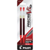 Pilot, Precise V5 RT Liquid Ink Refills, Extra Fine Point 0.5 mm, Black, Pack of 2 - Red