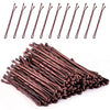 MORGLES Blonde Hair Bobby Pins, 120PCS 2Inches Gold Hair Pins for Women with Box - Brown(2inch)