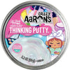 Crazy Aaron's Thinking Putty - Super Scarab - Multi-Color Sensory Putty for Kids and Grown ups in a 4" Tin - Creative and Endless Fun, Stress Relief Therapy Toys, Never Dries Out - Made in USA - Clear With Pink and Teal Sparkles