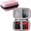 WERJIA Hard Carrying Case for Olympus Tough TG-7/TG-6/ TG-5/TG-4 Digital Camera Case (Storage case, Black) - Pink