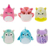 Squishville by Original Squishmallows Black and White Squad Plush - Six 2-Inch Squishmallows Plush Including Tajo, Kayce, Bambalina, Landi, Nathaniel, and Basma - Toys for Kids - Cute & Colorful