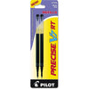Pilot, Precise V7 RT Liquid Ink Refills, Extra Fine Point 0.7 mm, Blue, Pack of 2 - Black