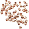 50pcs 14k Gold Filled Crimp Beads 2 x 2mm Tube 2mm / Findings/Yellow Gold - 14K Rose Gold Filled - 50 pieces