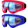 COOLOO Ski Goggles, 2 Pack Snow Goggles Snowboard Goggles for Men Women Kids - UV Protection Foam Anti-Scratch Dustproof - Color3