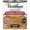 Varathane 225250H Oil-Based One Step Stain + Poly, Quart, Dark Walnut - Traditional Cherry