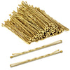 MORGLES Blonde Hair Bobby Pins, 120PCS 2Inches Gold Hair Pins for Women with Box - Blonde (2.75inch)