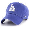 47 Los Angeles Dodgers Olive MLB Ballpark Camo Clean Up Cap - Blue