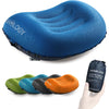 TREKOLOGY Ultralight Inflatable Camping Travel Pillow - ALUFT 2.0 Compressible, Compact, Comfortable, Ergonomic Inflating Pillows for Neck & Lumbar Support While Camp, Hiking, Backpacking - Navy Blue