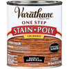 Varathane 225250H Oil-Based One Step Stain + Poly, Quart, Dark Walnut - Early American