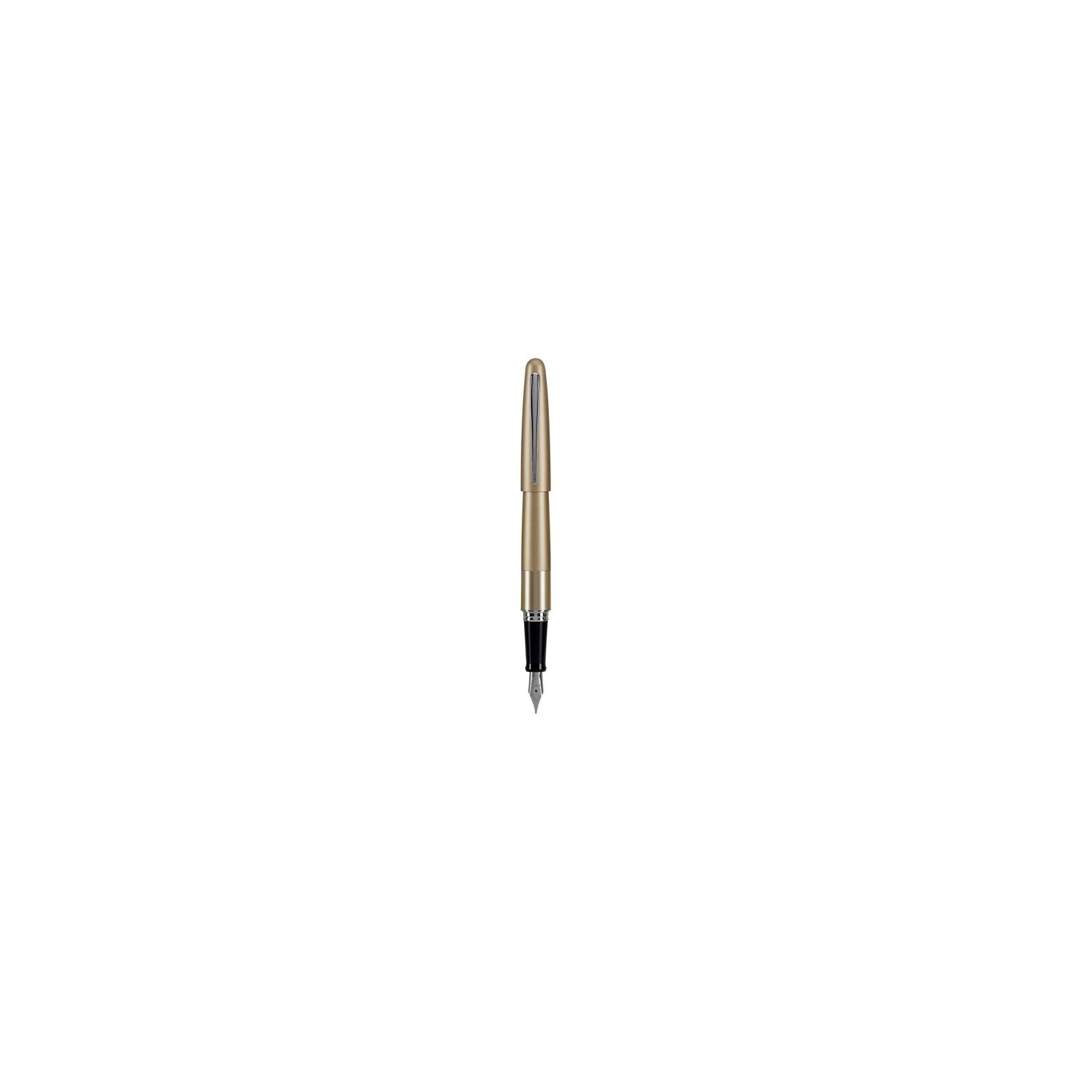 Buy now PILOT Metropolitan Collection Fountain Pen, Gold Barrel, Classic Design, Fine Nib, Black Ink (91112) at indiglob india