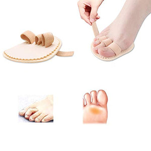 Buy now Toe Splint & Straightener, Adjustable Loops Hammer Toe Correctors Brace w/ Slip-on Cushion Metatarsal Pads for Claw Curled & Crooked Toes - Support Guard for Pre Post Surgery (3 loops 1 pair) at indiglob india