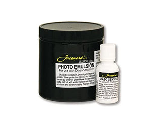 Buy now Jacquard Photo Emulsion & Diazo Sensitizer 8oz - Light Sensitive Emulsion - Create Silk Screens with Photos Lettering Logos or Detailed Images at indiglob india