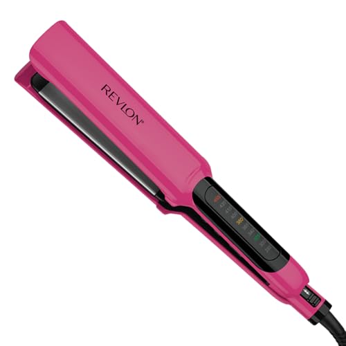 Buy now REVLON Smooth Brilliance Ceramic Extra Long Flat Iron, 1-1/2" inch at indiglob india