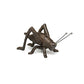 Buy now Dark Brown Metal Cast Iron Small Cricket Garden Figurine Statues at indiglob india