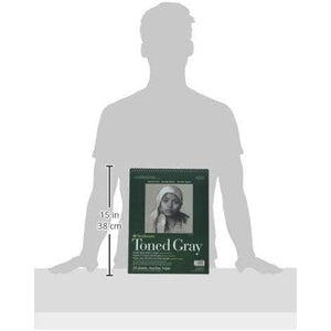 Buy now Strathmore 400 Series Sketch Pad, Toned Gray, 11x14 inch, 24 Sheets - Artist Sketchbook for Drawing, Illustration, Art Class Students at indiglob india