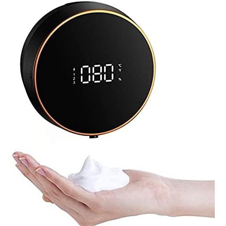 Buy now Automatic Foaming Wall Mounted Motion Sensor Touchless Liquid Soap Dispenser for Bathroom Hotel Restaurant Mall (Black) at indiglob india