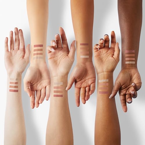 Buy now Revlon Cr??me Eyeshadow Palette, Illuminance Eye Makeup with Crease- Resistant Ingredients, Creamy Pigmented in Blendable Matte & Shimmer Finishes, 710 Not Just Nudes, 0.12 Oz at indiglob india