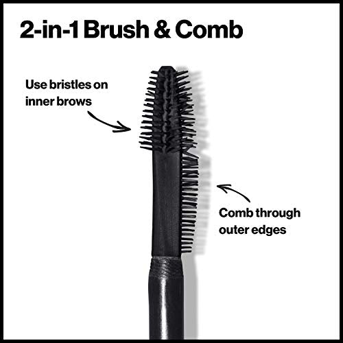 Buy now Revlon Color Stay Brow Fiber Filler, Long-wearing Volumizing Waterproof Eyebrow Gel, 301 0.23 fl. Oz, Blonde at indiglob india