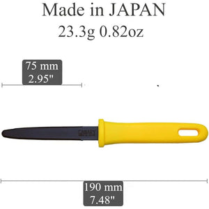 Buy now CANARY Corrugated Cardboard Cutter Dan Chan 7.5", Safety Box Cutter Knife [Non-Stick Coated Blade], Made in JAPAN, Yellow (DC-190F-1) at indiglob india