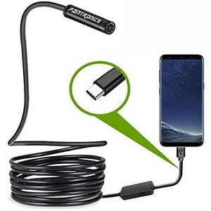 Buy now USB Snake Inspection Camera, FANTRONICS Scope Camera with 8 LED Lights IP67 Waterproof Semi-Rigid Snake Cord USB C Borescope for iPhone, iPad and Android Phone (16.4ft) at indiglob india