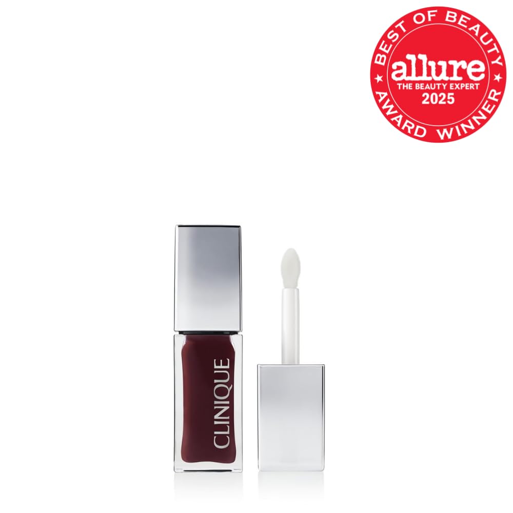 Clinique Pop Lip + Cheek Oil in 3 Iconic Shades in Black Honey, Pink and Nude Honey | Conditions Lips + Gives Cheeks a Natural, Dewy Flush by Clinique | Buy Online India