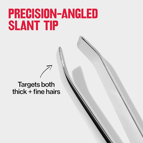 Buy now Revlon Multipurpose Hair Removal Tweezer, High Precision Slant Tip Tweezers for Men, Women & Kids, Stainless Steel (Pack of 1) at indiglob india