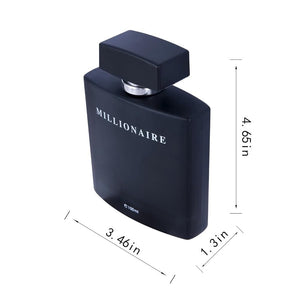 Buy now PERFUME&BEAUTY New Perfume Eau de Parfume for Men, 3.4 oz Spray Parfume for Men 100 ML- Black Millionaire at indiglob india