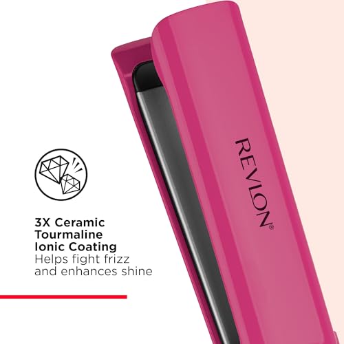 Buy now REVLON Smooth Brilliance Ceramic Extra Long Flat Iron, 1-1/2" inch at indiglob india